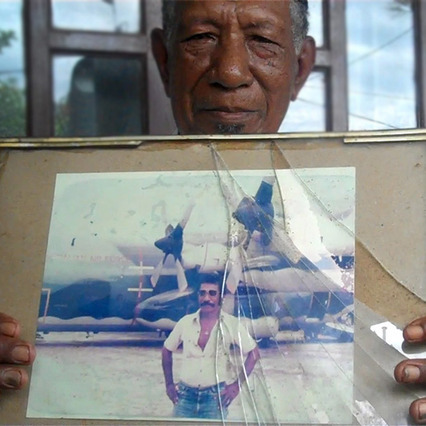 Opa, retired sea captain, Gag Island